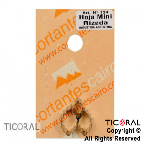 CORTANTE C 134 HOJA RIZADA MINI x 1